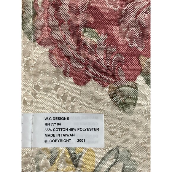 VTG W-C Designs Floral Placemats Set of 4 2001 Taiwan - Picture 3 of 5